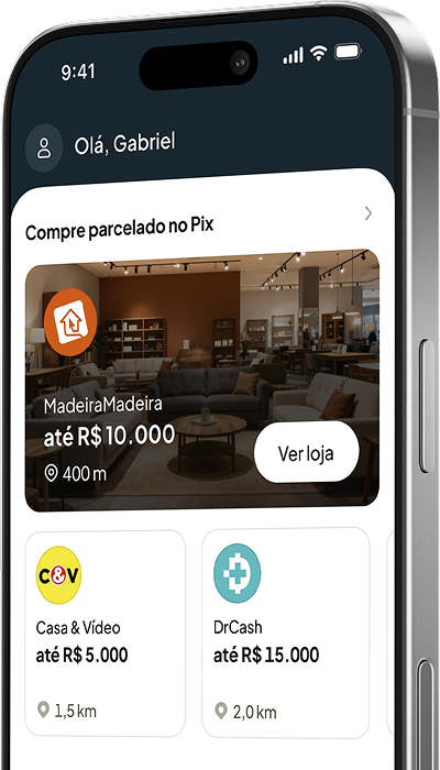 App da Parcelex na tela inicial